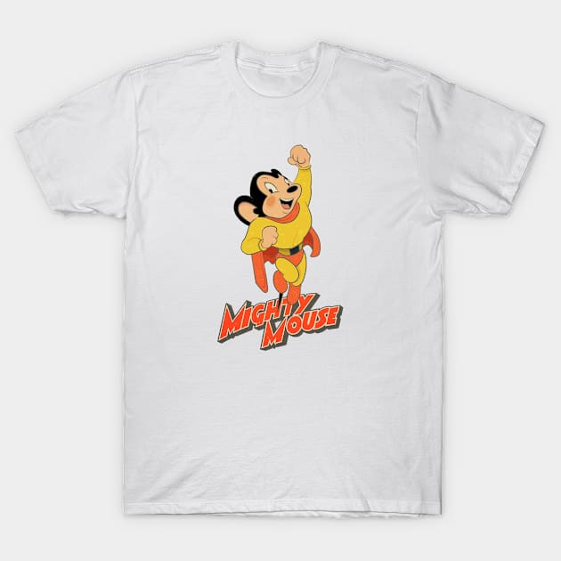 Mighty Mouse T-Shirt by GiGiGabutto
